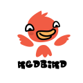 логотип птицы